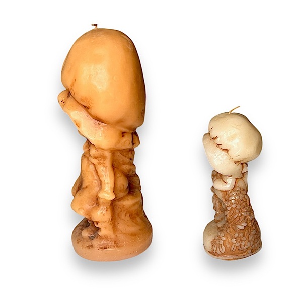 Vintage 1970’s Hallmark Holly Hobbie 2 Piece Collectible Candle Set Never Burned - Picture 3 of 8